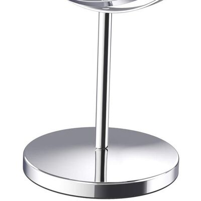 Magnifying Makeup Mirror With Led Light Double Sided 5x Magnification 360° R New Magnifying Makeup Mirror With Led Light Double Sided 5x Magnification 360° R New