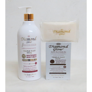 Diamond Glow Glutathione Argan Oil, Carrot Oil Whitening Body Soap + Body Lotion Diamond Glow Glutathione Argan Oil, Carrot Oil Whitening Body Soap + Body Lotion