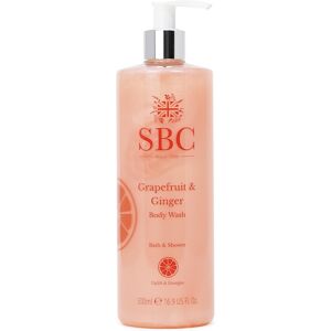 Sbc Skincare Grapefruit & Ginger Body Wash - 500ml Moisturising Body Wash For Sbc Skincare Grapefruit & Ginger Body Wash - 500ml Moisturising Body Wash For