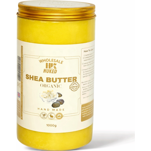 Huked Certified Organic Unrefined Nigerian Shea Butter Raw Natural Body Hair 1000g Huked Certified Organic Unrefined Nigerian Shea Butter Raw Natural Body Hair 1000g