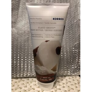 Korres Vanilla Cinnamon Elasti-Smooth Body Butter 400ml New And Sealed Korres Vanilla Cinnamon Elasti-Smooth Body Butter 400ml New And Sealed