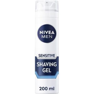 Nivp8 Nivea Men Sensitive Shaving Gel Pack Of 6 (6 X 200ml) For Sensitive Skin, For M Nivp8 Nivea Men Sensitive Shaving Gel Pack Of 6 (6 X 200ml) For Sensitive Skin, For M