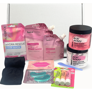 Vikingtreat Relaxation Pamper Kit - Scrub, Butter, Masks, Lip Balm, Headband, Eye & Lip Mask Vikingtreat Relaxation Pamper Kit - Scrub, Butter, Masks, Lip Balm, Headband, Eye & Lip Mask