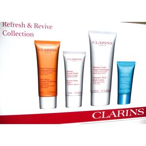 Clarins Gift Set Beauty Flash Balm Moisture-Rich Body Lotion One-Step Cleanser Clarins Gift Set Beauty Flash Balm Moisture-Rich Body Lotion One-Step Cleanser