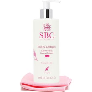 Sbc Skincare Hydra-Collagen Replenishing Cream Cleanser With Skin Shammy 300ml, Sbc Skincare Hydra-Collagen Replenishing Cream Cleanser With Skin Shammy 300ml,