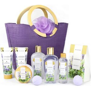 Pamper Gifts For Women-Spa Luxetique Spa Gift Set, 10pcs Lavender Bath Gift Set, Pamper Gifts For Women-Spa Luxetique Spa Gift Set, 10pcs Lavender Bath Gift Set,