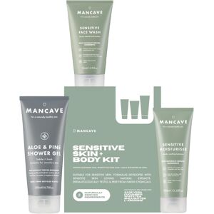 mancave Mancave Sensitive Skin & Body Gift Set, Face Wash, Moisturiser, Shower Gel, Der mancave Mancave Sensitive Skin & Body Gift Set, Face Wash, Moisturiser, Shower Gel, Der