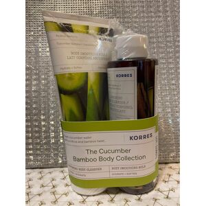 Korres The Cucumber Bamboo Body Collection Body Cleanser 250ml & Body Milk 200ml Korres The Cucumber Bamboo Body Collection Body Cleanser 250ml & Body Milk 200ml