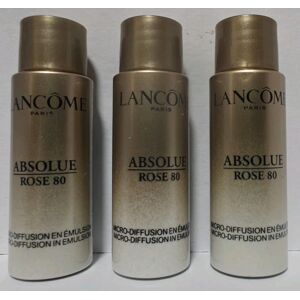 Lancome Absolue Micro Diffusion In Emulsion - 10ml Each - Rose 80 3x 30ml Total Lancome Absolue Micro Diffusion In Emulsion - 10ml Each - Rose 80 3x 30ml Total