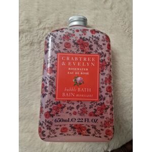 Crabtree & Evelyn Rosewater Bubble Bath 650 Ml Gift For Her / Him Crabtree & Evelyn Rosewater Bubble Bath 650 Ml Gift For Her / Him
