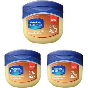 3x Vaseline Blue Seal Cocoa Butter Pure Petroleum Jelly 450ml 3x Vaseline Blue Seal Cocoa Butter Pure Petroleum Jelly 450ml