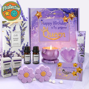 Does Not Apply Birthday Pamper Hampers - Relaxation Bath Set For Her, Best Friends, Mum Does Not Apply Birthday Pamper Hampers - Relaxation Bath Set For Her, Best Friends, Mum