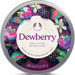 The Body Shop Dewberry Body Butter (1x 200ml) Intensive Moisturiser For Dry Skin, Fruity And F The Body Shop Dewberry Body Butter (1x 200ml) Intensive Moisturiser For Dry Skin, Fruity And F