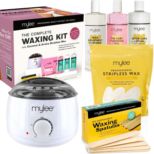 Mylee Professional Complete Waxing Kit With Wax Heater, Hard Wax Beads 500g, App Mylee Professional Complete Waxing Kit With Wax Heater, Hard Wax Beads 500g, App