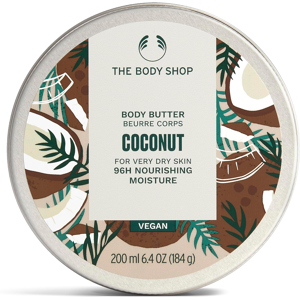 The Body Shop Coconut Body Butter (1x 200ml), Body Moisturiser With Shea Butter, Body Cream Fo The Body Shop Coconut Body Butter (1x 200ml), Body Moisturiser With Shea Butter, Body Cream Fo