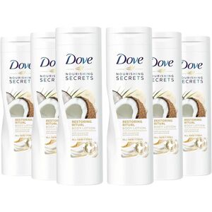 6 X Dove Restoring Ritual Body Lotion 250ml (Coconut Oil & Almond Milk) 6 X Dove Restoring Ritual Body Lotion 250ml (Coconut Oil & Almond Milk)