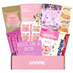 Goofiie. Hug In A Box Care Package For Her Pamper Gift Set For Women With Bath Salts, Goofiie. Hug In A Box Care Package For Her Pamper Gift Set For Women With Bath Salts,