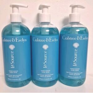 Crabtree & Evelyn La Source Hand Wash 500ml Each Pack Of 3 Crabtree & Evelyn La Source Hand Wash 500ml Each Pack Of 3