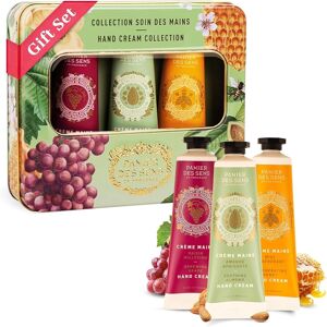 Panier Des Sens - Gift Box For Women - Natural Hand Cream 3x30ml, Almond, Honey Panier Des Sens - Gift Box For Women - Natural Hand Cream 3x30ml, Almond, Honey