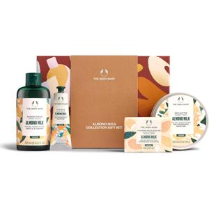 The Body Shop Almond Milk Collection Gift Set (Shower Cream 250ml + Body Butter 200ml + Soap 1 The Body Shop Almond Milk Collection Gift Set (Shower Cream 250ml + Body Butter 200ml + Soap 1