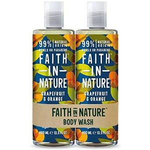 Faith In Nature Natural Grapefruit And Orange Body Wash Pack Invigorating Vegan Faith In Nature Natural Grapefruit And Orange Body Wash Pack Invigorating Vegan