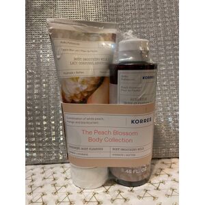 Korres The Peach Blossom Body Collection Body Cleanser 250ml & Body Milk 200ml Korres The Peach Blossom Body Collection Body Cleanser 250ml & Body Milk 200ml