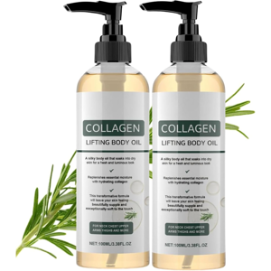 Trendyfave 2pcs Collagen Lifting Body Oil, Firming Body Oil, Massage Oil, Moisturizing Body Trendyfave 2pcs Collagen Lifting Body Oil, Firming Body Oil, Massage Oil, Moisturizing Body