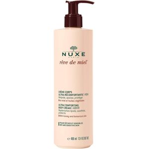 Nuxe Rêve De Miel Ultra-Comforting Body Cream 400ml, 48-Hour Moisturising Body Nuxe Rêve De Miel Ultra-Comforting Body Cream 400ml, 48-Hour Moisturising Body