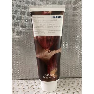 Korres Vanilla Chestnut Elasti-Smooth Body Butter 400ml New And Sealed Korres Vanilla Chestnut Elasti-Smooth Body Butter 400ml New And Sealed