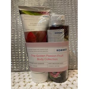 Korres Golden Passion Fruit Body Collection Body Cleanser 250ml Body Milk 200ml Korres Golden Passion Fruit Body Collection Body Cleanser 250ml Body Milk 200ml