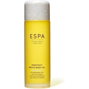 Espa Positivity Bath & Body Oil 100ml Jasmine, Rose Geranium & Gardenia Espa Positivity Bath & Body Oil 100ml Jasmine, Rose Geranium & Gardenia