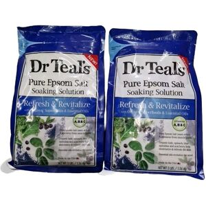 Dr. Teal'S Dr Teal'S Refresh Revitalise Pure Epsom Bath Salts 1.36kg Pack Of 2 Dr. Teal'S Dr Teal'S Refresh Revitalise Pure Epsom Bath Salts 1.36kg Pack Of 2