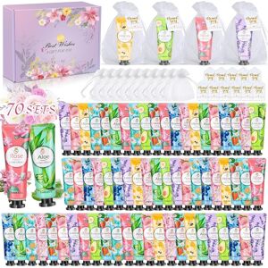 Aottom 70 Sets Hand Cream Gift Set - 210pcs Christmas Mini Hand Cream For Women, 70 Pa Aottom 70 Sets Hand Cream Gift Set - 210pcs Christmas Mini Hand Cream For Women, 70 Pa