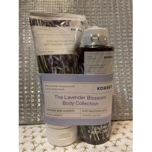 Korres The Lavender Blossom Body Collection Body Cleanser 250ml &body Milk 200ml Korres The Lavender Blossom Body Collection Body Cleanser 250ml &body Milk 200ml