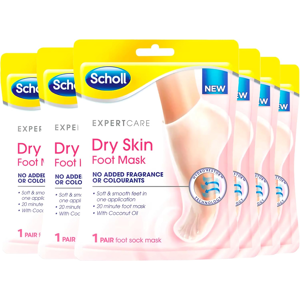 Scholl Expertcare Dry Skin Foot Mask - Nourishing Foot Mask With Coconut Oil, Ur Scholl Expertcare Dry Skin Foot Mask - Nourishing Foot Mask With Coconut Oil, Ur