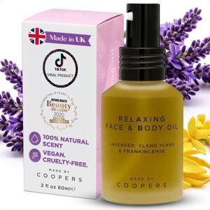 Made By Coopers Relaxing Face & Body Oil Natural Beauty Skincare With Argan, Made By Coopers Relaxing Face & Body Oil Natural Beauty Skincare With Argan,