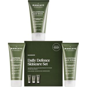 Mancave Daily Defence Skincare Gift Set For Men, Natural & Vegan Face Wash, Face Mancave Daily Defence Skincare Gift Set For Men, Natural & Vegan Face Wash, Face