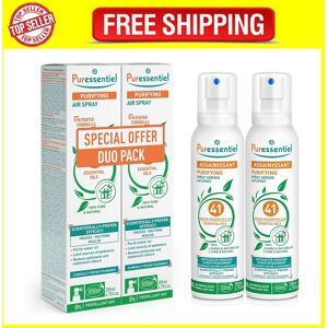 Puressentiel Duo Pack Purifying Air Spray 200 Ml  100% Natural Room Spray  Puressentiel Duo Pack Purifying Air Spray 200 Ml  100% Natural Room Spray Â