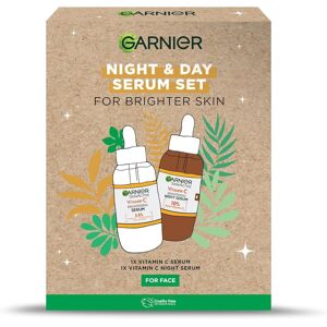 Garnier Vitamin C Day & Night Serum Gift Set For Face, Anti-Dark Spots & Bright Garnier Vitamin C Day & Night Serum Gift Set For Face, Anti-Dark Spots & Bright