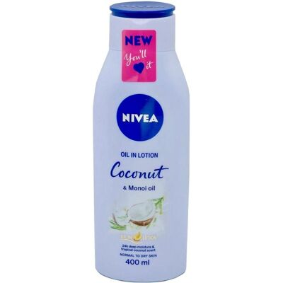Nivea - Oil In Lotion Coconut & Monoi - Normal To Dry Nivea - Oil In Lotion Coconut & Monoi - Normal To Dry