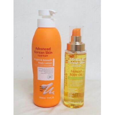 Care+ Advanced Korean Skin Bright & Dewy Radiance Body Lotion - Body Gel Wash Care+ Advanced Korean Skin Bright & Dewy Radiance Body Lotion - Body Gel Wash