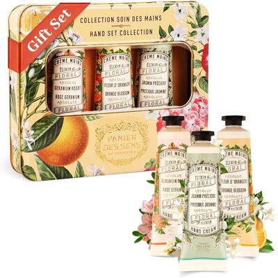 Panier Des Sens - Gift Box For Women - Natural Hand Cream 3x30ml, Orange Blosso Panier Des Sens - Gift Box For Women - Natural Hand Cream 3x30ml, Orange Blosso