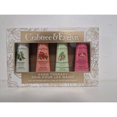 Crabtree & Evelyn Hand Therapy 4 Piece Gift Set Ideal Gift Pack Crabtree & Evelyn Hand Therapy 4 Piece Gift Set Ideal Gift Pack