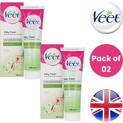 Veet Sensitive Hair Removal Cream - 3x100ml - Silky Fresh - Hair Removal Cream Veet Sensitive Hair Removal Cream - 3x100ml - Silky Fresh - Hair Removal Cream
