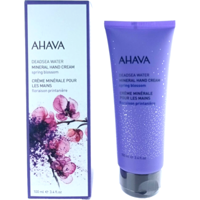 Ahava Dead Sea Mineral Hand Cream Spring Blossom 100ml - Free Shipping Ahava Dead Sea Mineral Hand Cream Spring Blossom 100ml - Free Shipping
