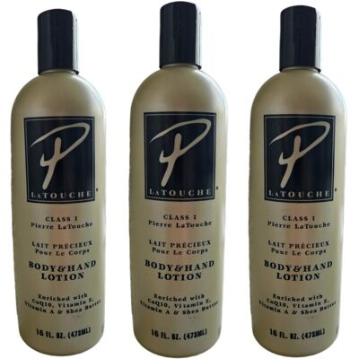 La Touche Body & Hand Lotion Class 1 Pierre Latouche 16oz Pack Of 3 La Touche Body & Hand Lotion Class 1 Pierre Latouche 16oz Pack Of 3