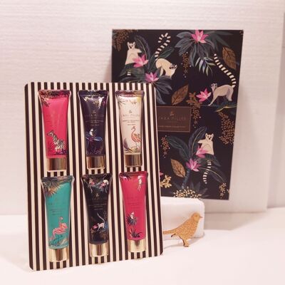 Gift Set - Sara Miller - Hand Cream & Bird Brooch Lemur New Gift Set - Sara Miller - Hand Cream & Bird Brooch Lemur New