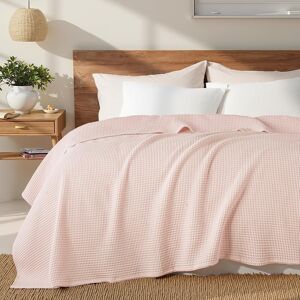 Exclusivo Mezcla 100% Cotton Muslin Gauze Waffle Weave Blankets Queen Size, Sof Exclusivo Mezcla 100% Cotton Muslin Gauze Waffle Weave Blankets Queen Size, Sof