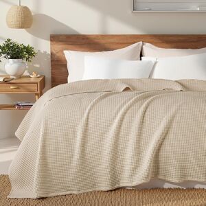 Exclusivo Mezcla 100% Cotton Muslin Gauze Waffle Weave Blanket Double Size, Sof Exclusivo Mezcla 100% Cotton Muslin Gauze Waffle Weave Blanket Double Size, Sof
