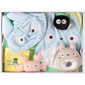 Sun Studio Ghibli My Neighbor Totoro Baby Gift Box Plush Rattle Bib Hat Towel 6pcs Sun Studio Ghibli My Neighbor Totoro Baby Gift Box Plush Rattle Bib Hat Towel 6pcs